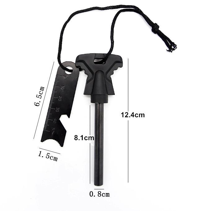 Valkyrie 8mm 8.5cm Magnezyum Ateş Başlatıcı Bar - %100 Katkısız Alüminyum İçermez Fire Starter Valkyrie 8mm 8.5cm Magnezyum Ateş Başlatıcı Bar - %100 Katkısız Alüminyum İçermez Fire Starter