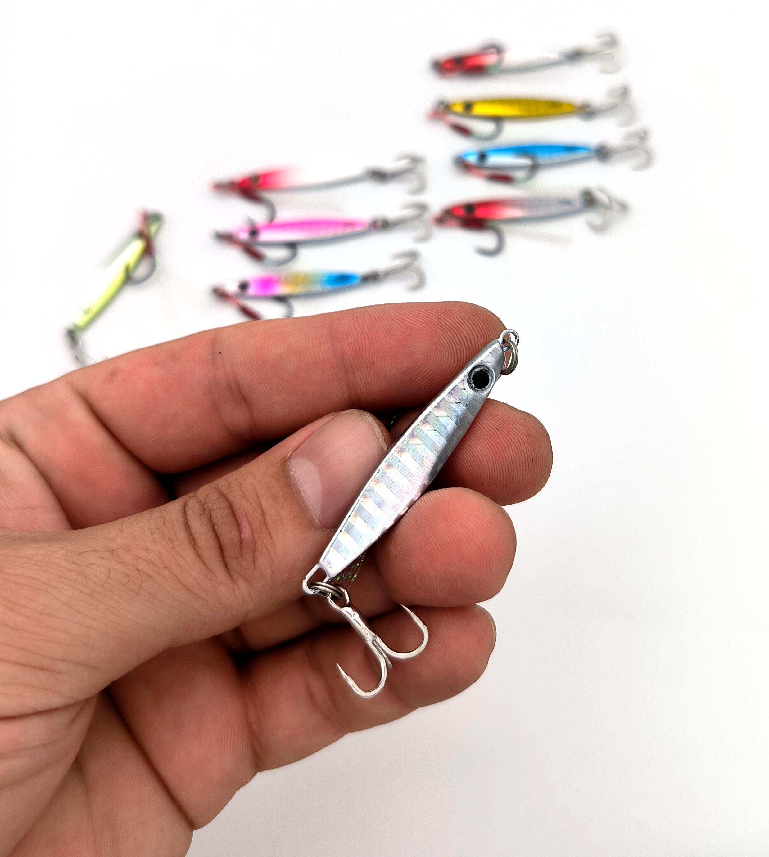 Valkyrie 10 Adet 10gr 4.8cm Kutulu Metal Rapala Jig Seti Balık Olta Yemi İspanyol Oltası Valkyrie 10 Adet 10gr 4.8cm Kutulu Metal Rapala Jig Seti Balık Olta Yemi İspanyol Oltası