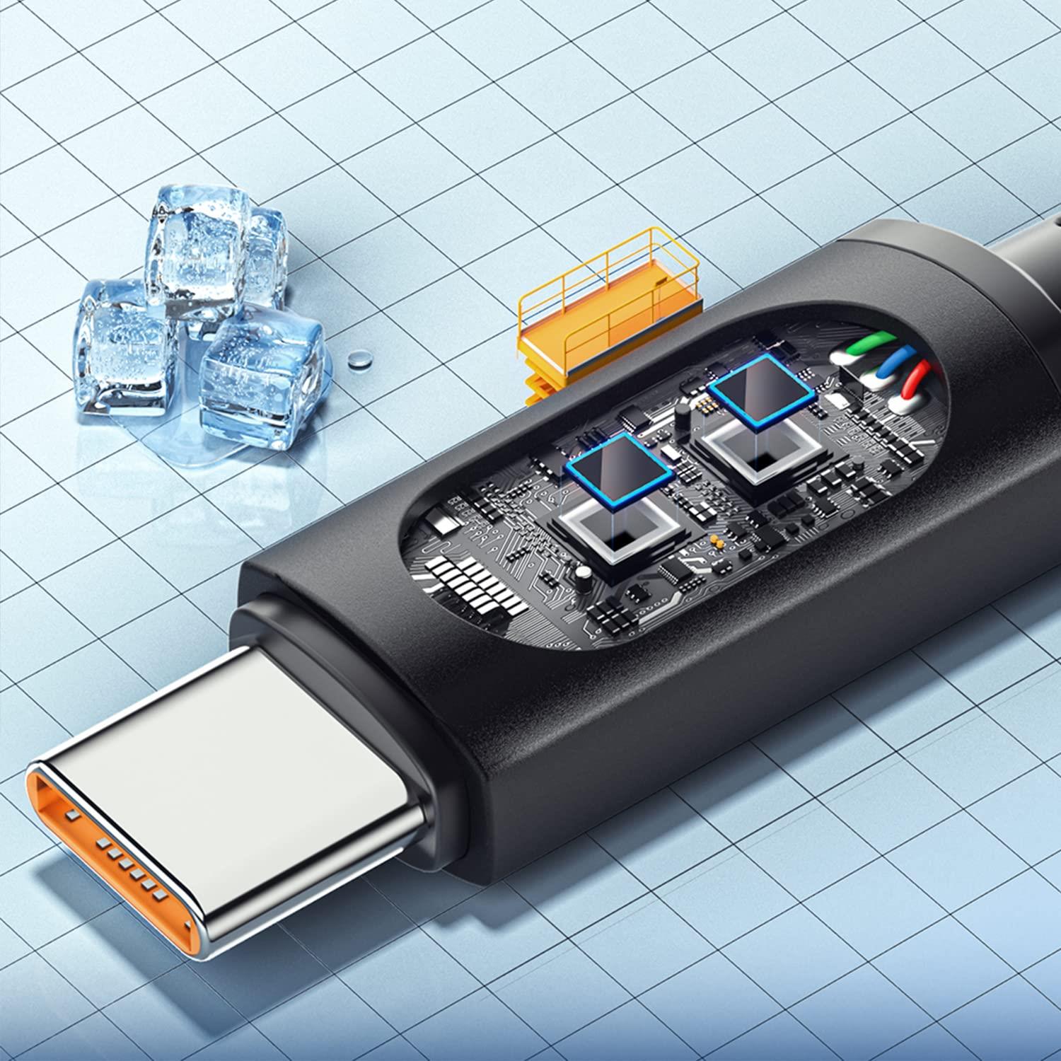 Valkyrie 100W-K 5A Type-c To Type-c Hızlı Data şarj Kablosu Dijital Ekran 100cm Valkyrie 100W-K 5A Type-c To Type-c Hızlı Data şarj Kablosu Dijital Ekran 100cm