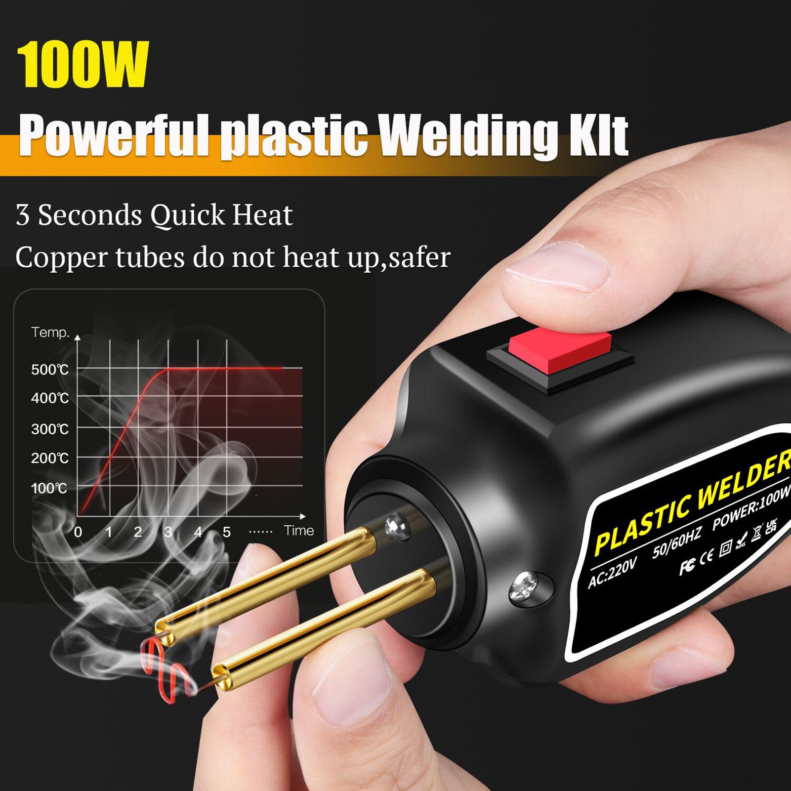 Valkyrie 100W Çantalı 600 Uçlu Plastik Kaynak Makinesi Araba Tampon LED Işıklı XCER-110 Valkyrie 100W Çantalı 600 Uçlu Plastik Kaynak Makinesi Araba Tampon LED Işıklı XCER-110