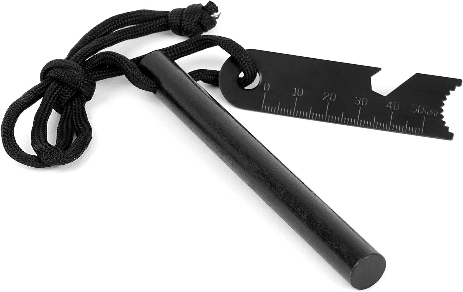 Valkyrie 10cm Boy 1cm En Full Magnezyum Ateş Başlatıcı Bar - %100 Katkısız Alüminyum İçermez Fire Starter Siyah Valkyrie 10cm Boy 1cm En Full Magnezyum Ateş Başlatıcı Bar - %100 Katkısız Alüminyum İçermez Fire Starter Siyah