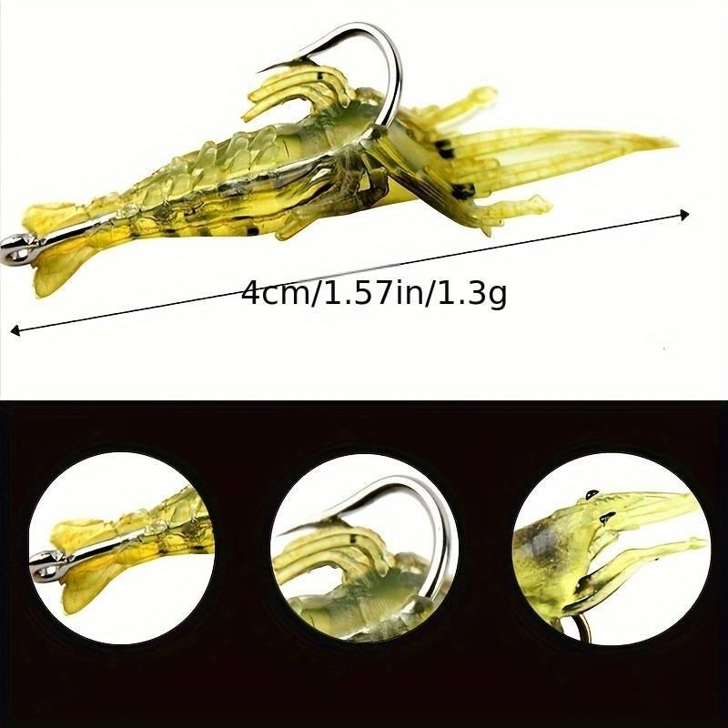 Valkyrie 12 Adet Fosforlu Kancalı Silikon Karides Olta Yem Sahte Yapay İğneli Balık Yemi Sarı Valkyrie 12 Adet Fosforlu Kancalı Silikon Karides Olta Yem Sahte Yapay İğneli Balık Yemi Sarı