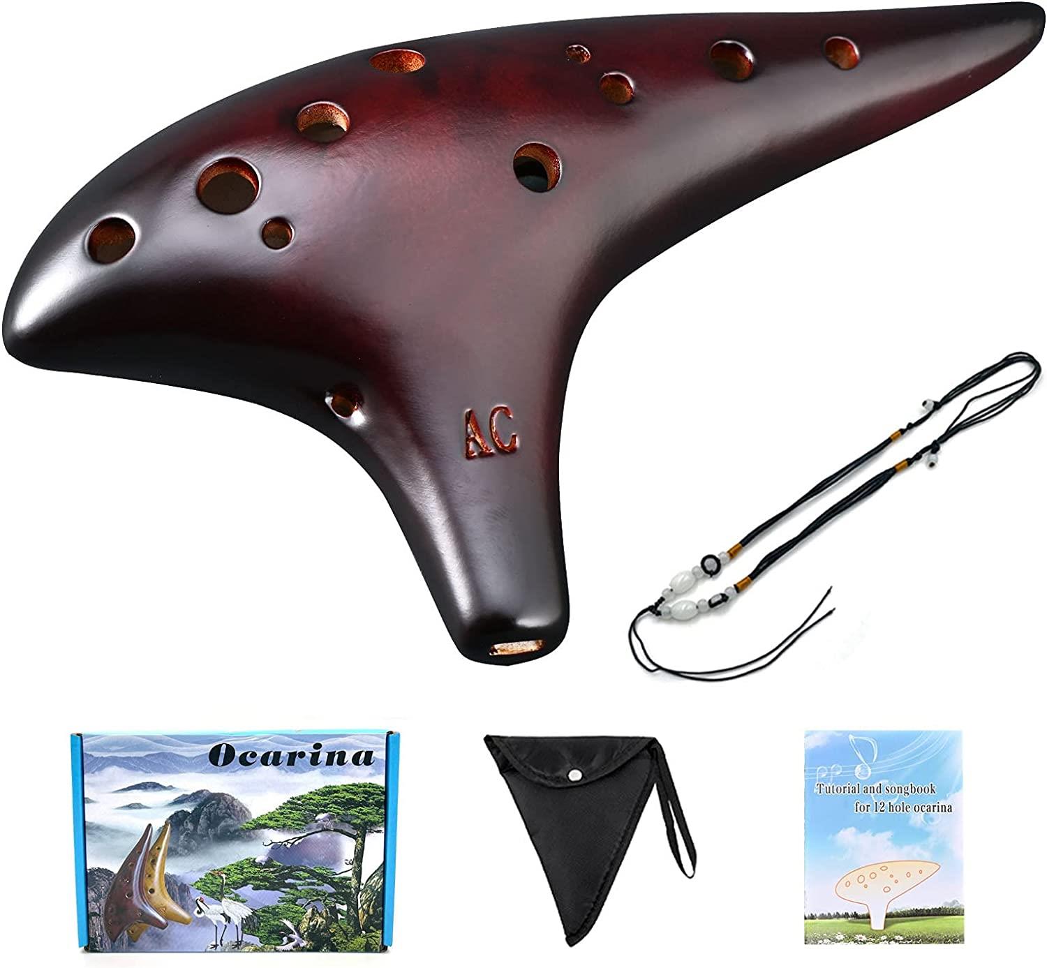 Valkyrie 12 Delik Seramik Flüt Alto Ocarina Sualtı Müzik Enstrüman Müzik Lover Stil Acemi Enstrüman Valkyrie 12 Delik Seramik Flüt Alto Ocarina Sualtı Müzik Enstrüman Müzik Lover Stil Acemi Enstrüman