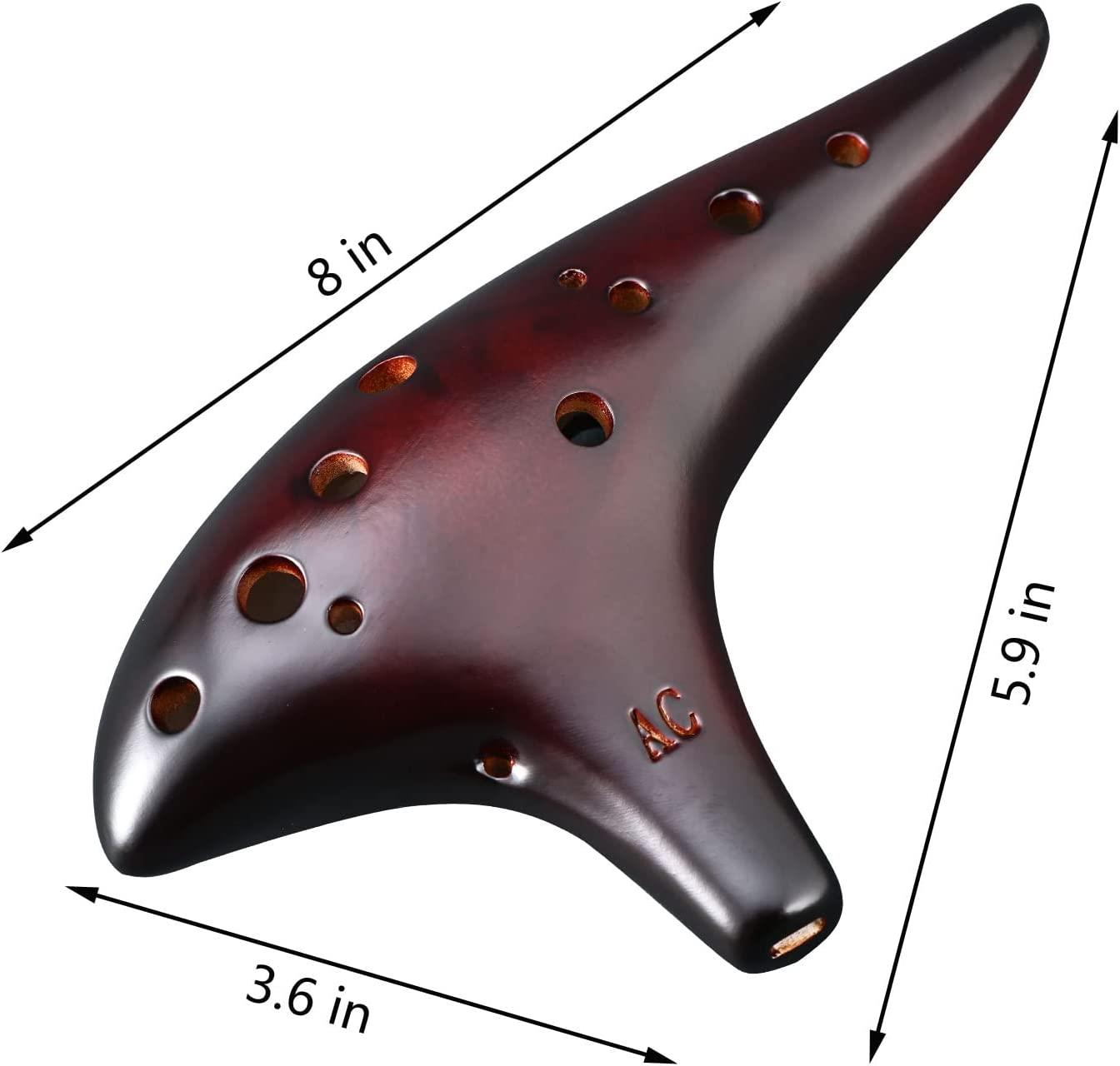 Valkyrie 12 Delik Seramik Flüt Alto Ocarina Sualtı Müzik Enstrüman Müzik Lover Stil Acemi Enstrüman Valkyrie 12 Delik Seramik Flüt Alto Ocarina Sualtı Müzik Enstrüman Müzik Lover Stil Acemi Enstrüman