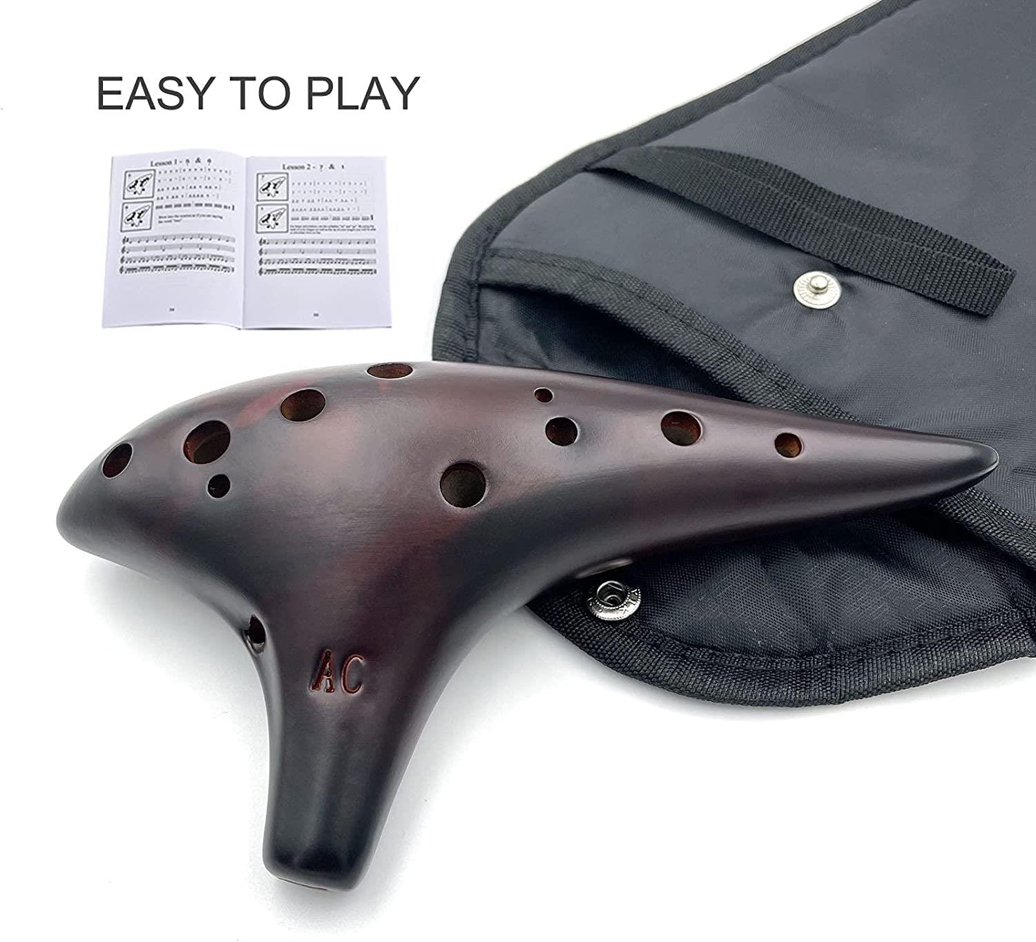 Valkyrie 12 Delik Seramik Flüt Alto Ocarina Sualtı Müzik Enstrüman Müzik Lover Stil Acemi Enstrüman Valkyrie 12 Delik Seramik Flüt Alto Ocarina Sualtı Müzik Enstrüman Müzik Lover Stil Acemi Enstrüman