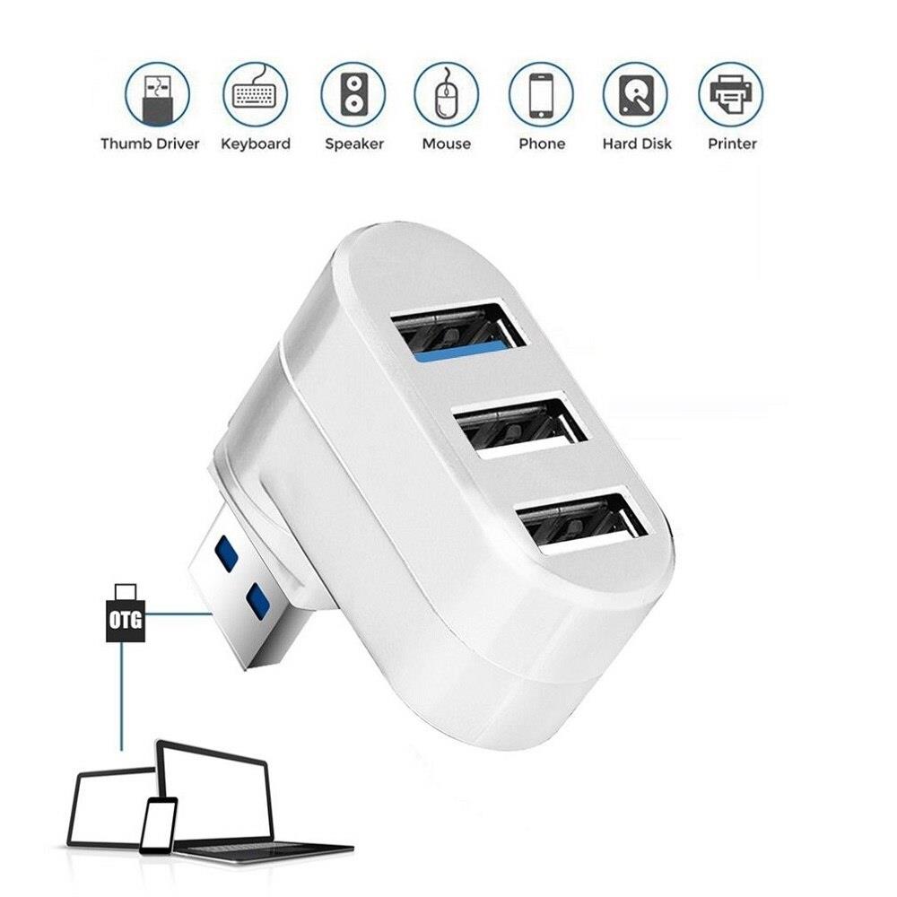 Valkyrie 3 Portlu USB 2.0 Hub Döner Kafalı Splitter Hub Adaptör Beyaz Valkyrie 3 Portlu USB 2.0 Hub Döner Kafalı Splitter Hub Adaptör Beyaz