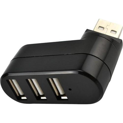 Valkyrie 3 Portlu USB 2.0 Hub Döner Kafalı Splitter Hub Adaptör Siyah Valkyrie 3 Portlu USB 2.0 Hub Döner Kafalı Splitter Hub Adaptör Siyah