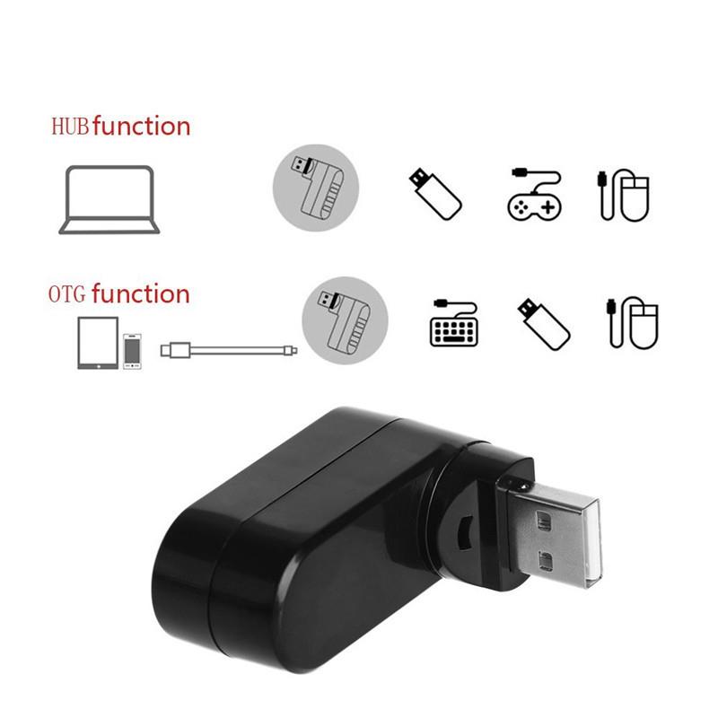 Valkyrie 3 Portlu USB 2.0 Hub Döner Kafalı Splitter Hub Adaptör Siyah Valkyrie 3 Portlu USB 2.0 Hub Döner Kafalı Splitter Hub Adaptör Siyah