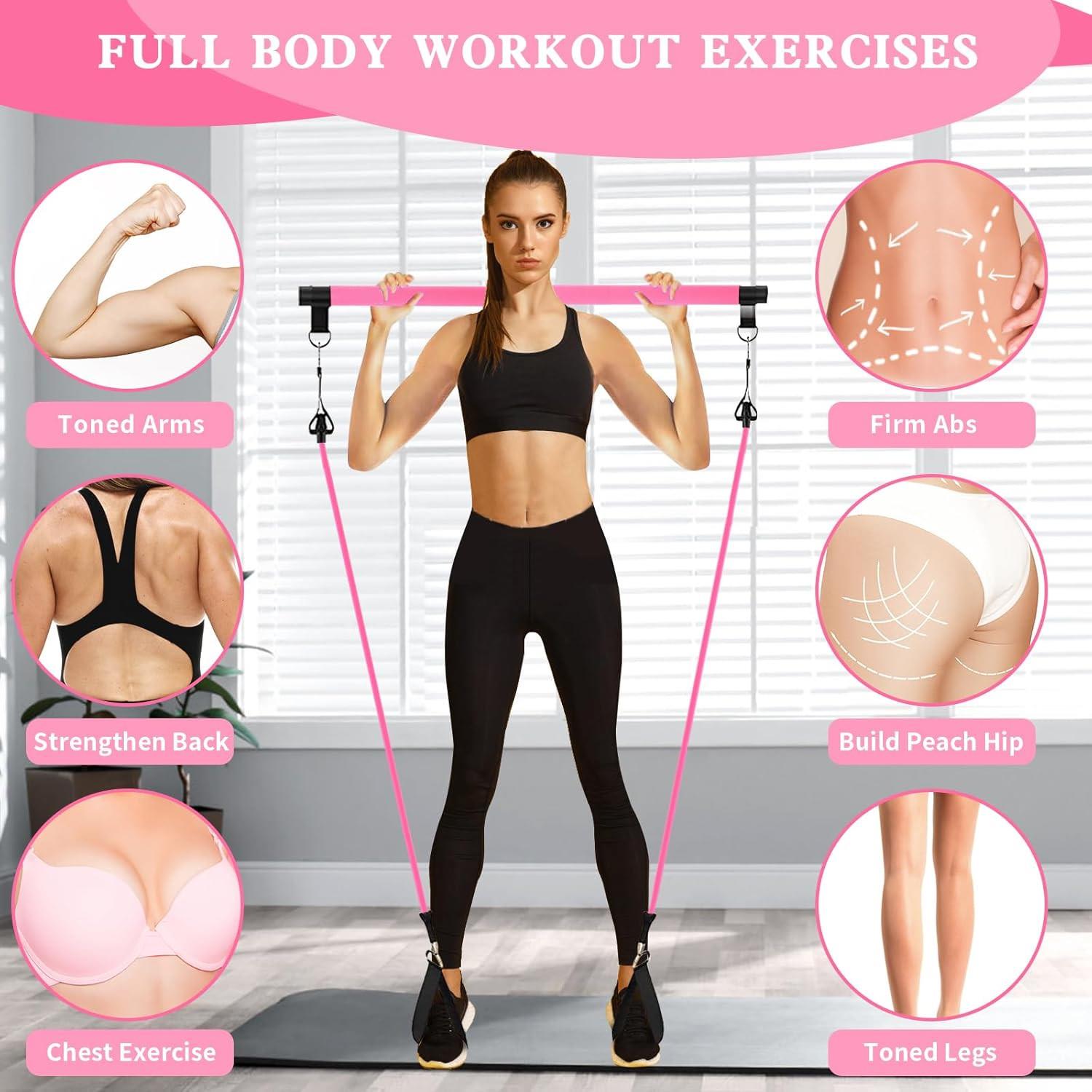 Valkyrie 4 Lastikli 1. Kalite Pilates Bar Egzersiz Çubuğu Ayarlanabilir Zorluk Evde Spor Squat Kademeli Çantalı Kolay Kurulum Valkyrie 4 Lastikli 1. Kalite Pilates Bar Egzersiz Çubuğu Ayarlanabilir Zorluk Evde Spor Squat Kademeli Çantalı Kolay Kurulum