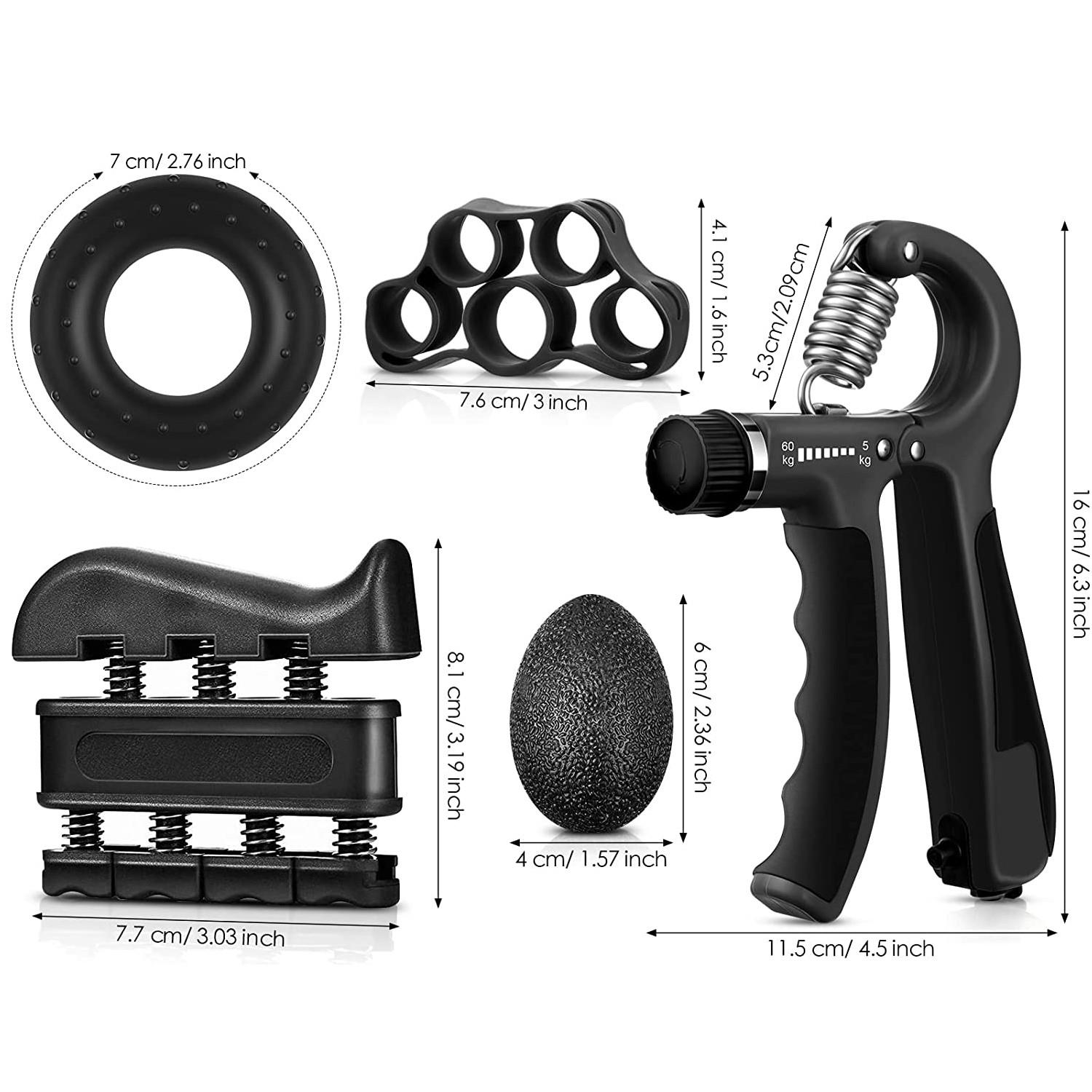 Valkyrie 5-60Kg El Parmak Bilek Güçlendirici Egzersiz Aleti 5li Set Valkyrie 5-60Kg El Parmak Bilek Güçlendirici Egzersiz Aleti 5li Set