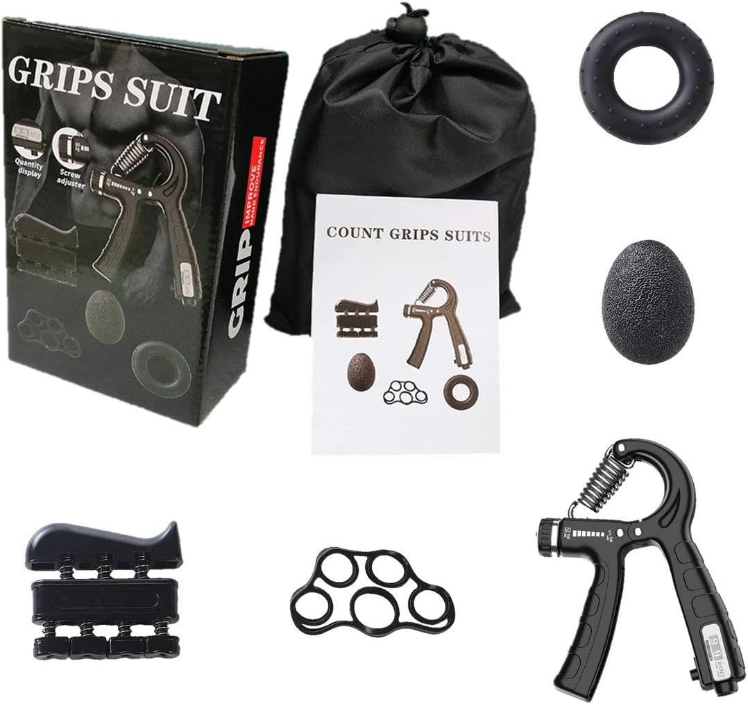 Valkyrie 5-60Kg El Parmak Bilek Güçlendirici Egzersiz Aleti 5li Set Valkyrie 5-60Kg El Parmak Bilek Güçlendirici Egzersiz Aleti 5li Set