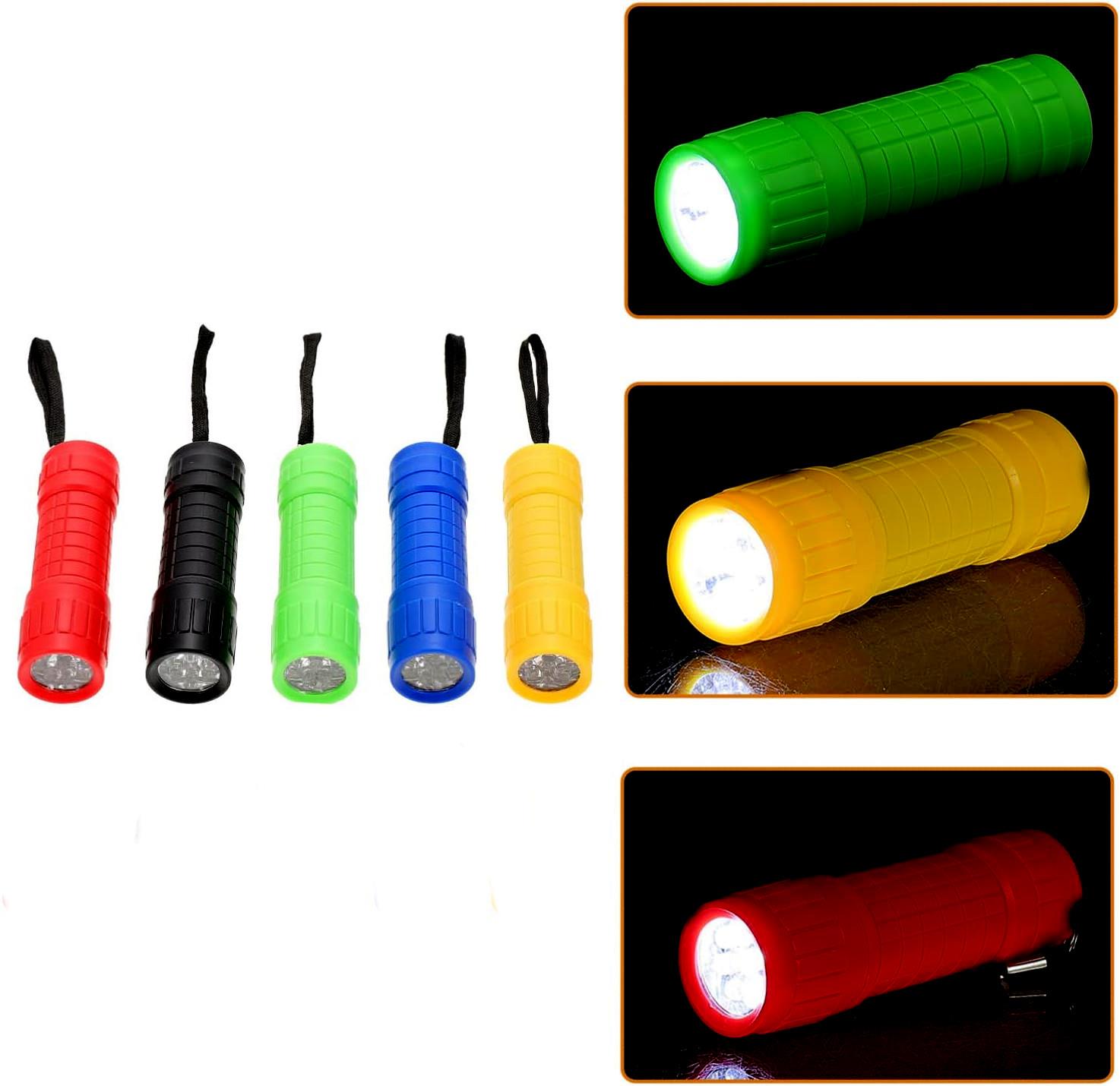 Valkyrie 5 Adet 9 Ledli El Feneri Seti - 5 Farklı Renk - 9 LED Güçlü Işık - Taşıması Kolay Cep Feneri Valkyrie 5 Adet 9 Ledli El Feneri Seti - 5 Farklı Renk - 9 LED Güçlü Işık - Taşıması Kolay Cep Feneri