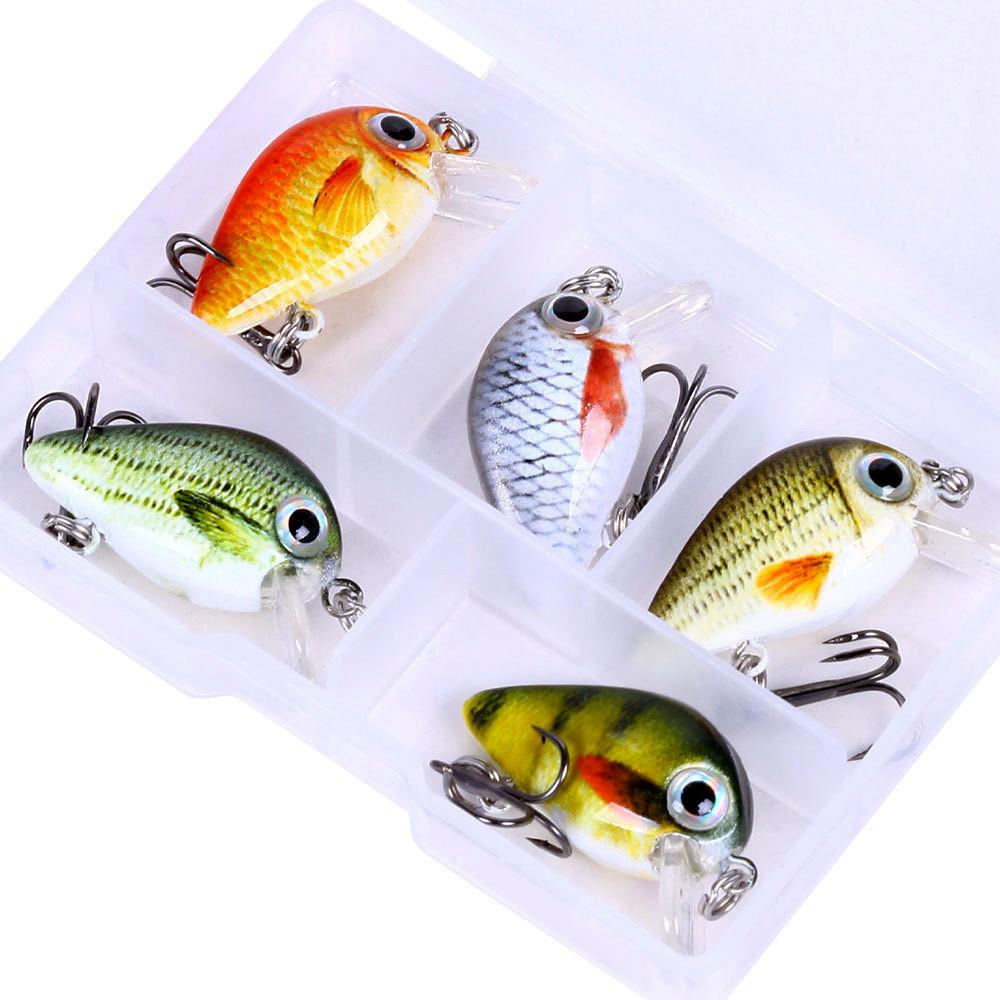 Valkyrie 5 Adet Crankbait LRF Balık Olta Yem Seti - Sesli bilyalı - Kutulu - 2.7cm 1.5gr Valkyrie 5 Adet Crankbait LRF Balık Olta Yem Seti - Sesli bilyalı - Kutulu - 2.7cm 1.5gr