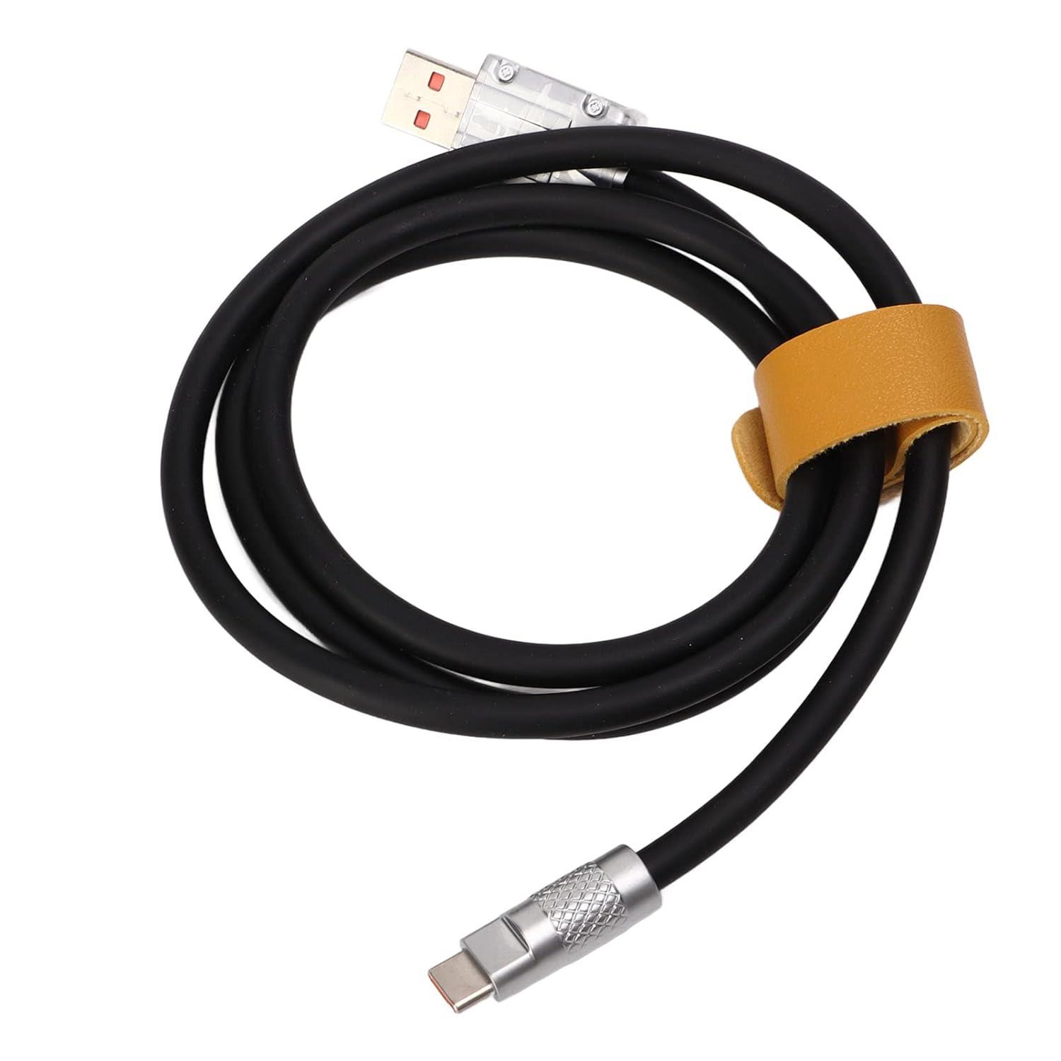 Valkyrie 120W-MS 6A Type-C Bakır Döşemeli Sıvı Silikon USB Data Hızlı Şarj Kablosu - Katlanmaz Kırılmaz Dayanıklı Uzun Ömürlü - 1 metre Siyah Valkyrie 120W-MS 6A Type-C Bakır Döşemeli Sıvı Silikon USB Data Hızlı Şarj Kablosu - Katlanmaz Kırılmaz Dayanıklı Uzun Ömürlü - 1 metre Siyah