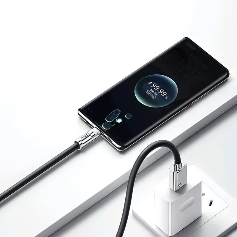 Valkyrie 120W-MS 6A Type-C Bakır Döşemeli Sıvı Silikon USB Data Hızlı Şarj Kablosu - Katlanmaz Kırılmaz Dayanıklı Uzun Ömürlü - 1 metre Siyah Valkyrie 120W-MS 6A Type-C Bakır Döşemeli Sıvı Silikon USB Data Hızlı Şarj Kablosu - Katlanmaz Kırılmaz Dayanıklı Uzun Ömürlü - 1 metre Siyah