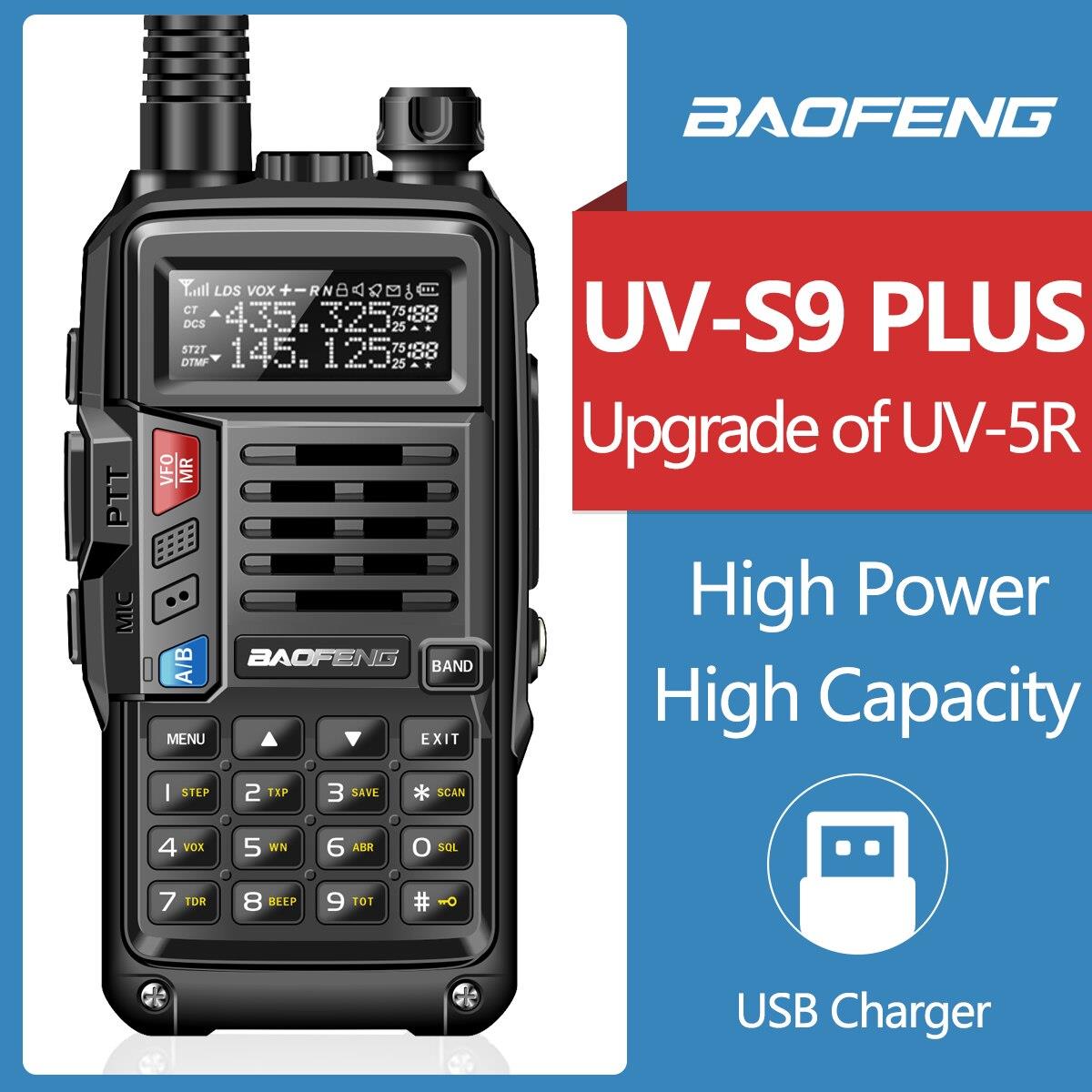 Valkyrie Baofeng UVS9 Plus 8W 2800mAh FM UHF/VHF El Telsiz + YEDEK BATARYA Valkyrie Baofeng UVS9 Plus 8W 2800mAh FM UHF/VHF El Telsiz + YEDEK BATARYA