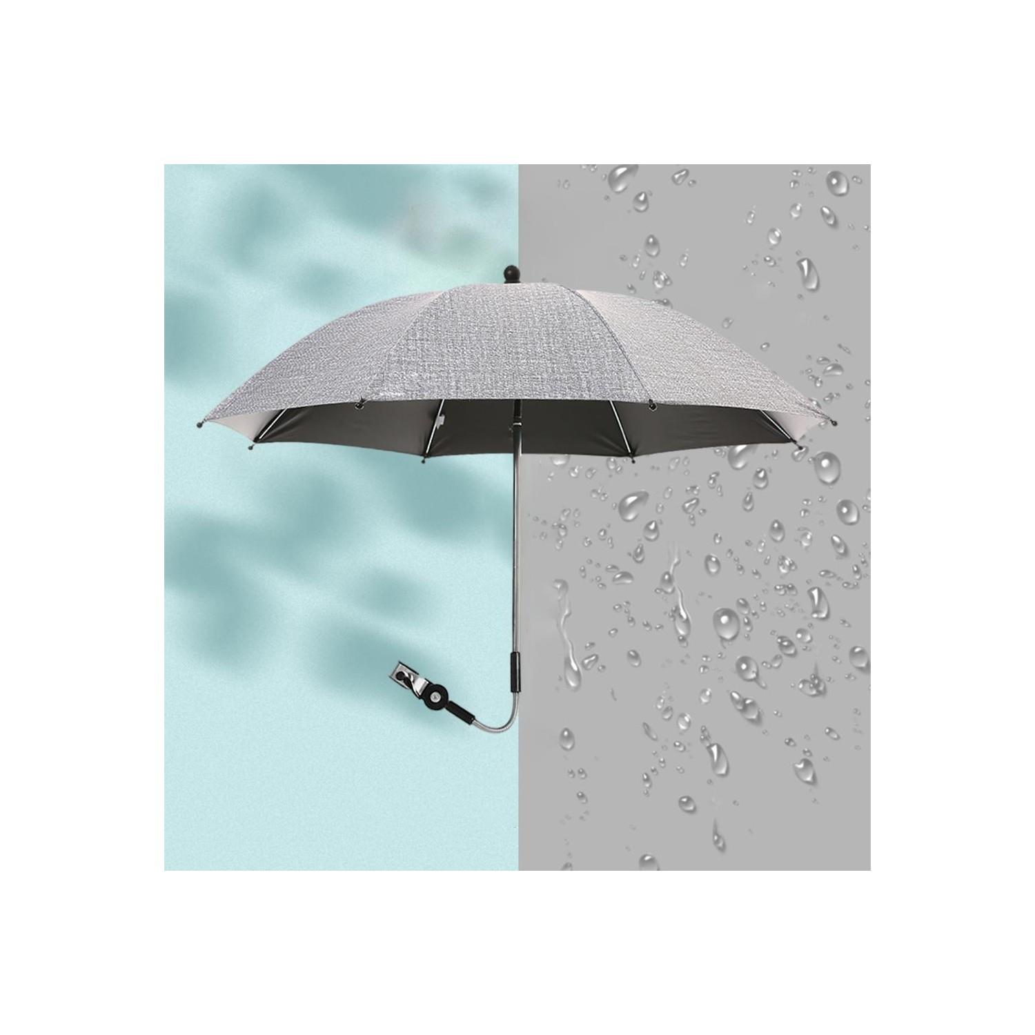 Valkyrie Bebek Arabası İçin Ayrılabilir 360 Derece Ayarlanabilir 75 cm Şemsiye - Gri Valkyrie Bebek Arabası İçin Ayrılabilir 360 Derece Ayarlanabilir 75 cm Şemsiye - Gri