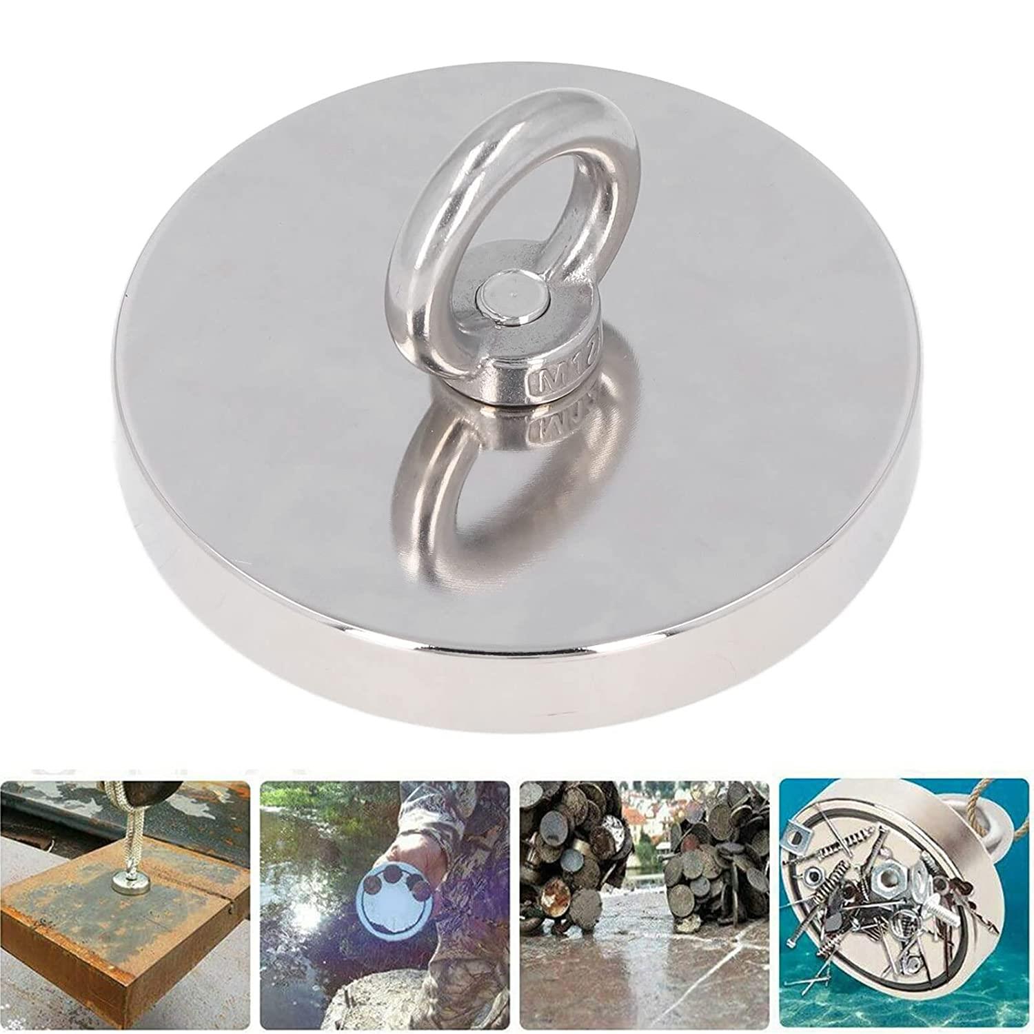 Valkyrie D90 Battal Boy Güçlü Neodyum Mıknatıs 90mm 380kg Halkalı Salvage Fishing Magnet Valkyrie D90 Battal Boy Güçlü Neodyum Mıknatıs 90mm 380kg Halkalı Salvage Fishing Magnet