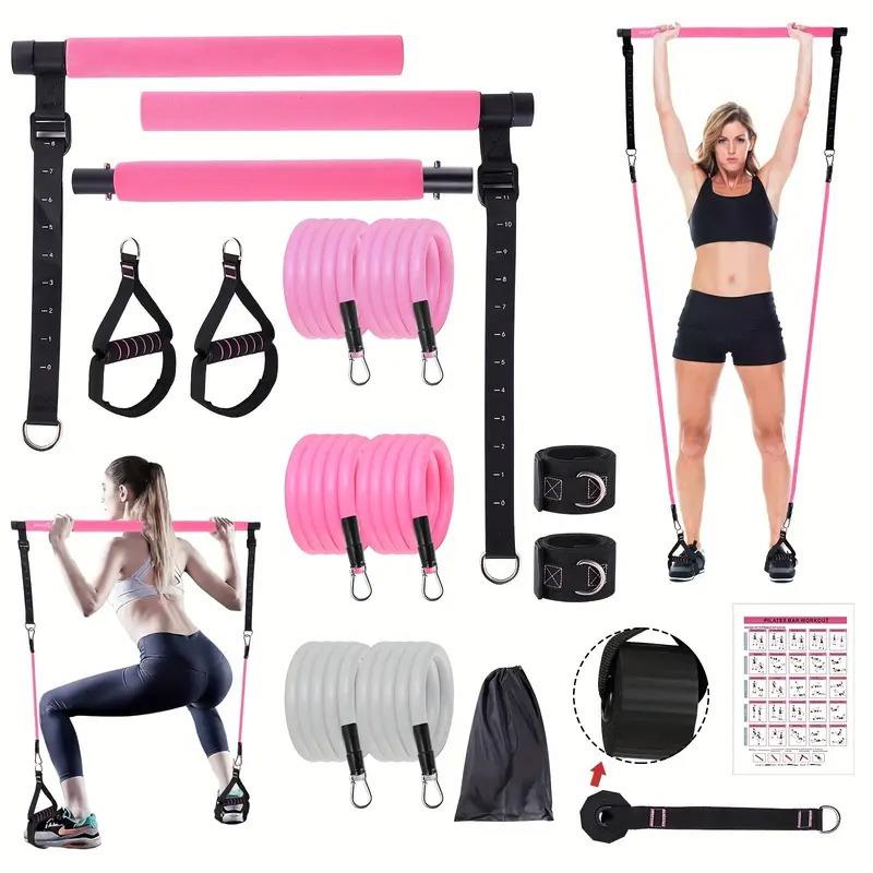 Valkyrie Full Vücut Pilates Bar Seti Egzersiz Çubuğu Ayarlanabilir Evde Onlarcak Farklı Spor Jimnastik Olanağı Kapı Askılı Çantalı Valkyrie Full Vücut Pilates Bar Seti Egzersiz Çubuğu Ayarlanabilir Evde Onlarcak Farklı Spor Jimnastik Olanağı Kapı Askılı Çantalı