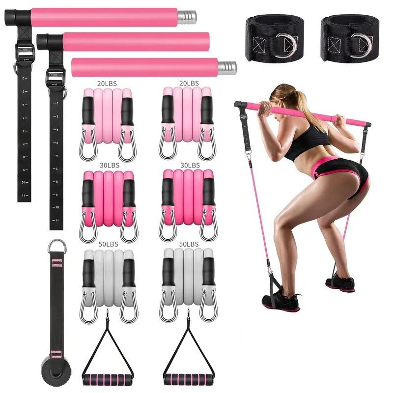 Valkyrie Full Vücut Pilates Bar Seti Egzersiz Çubuğu Ayarlanabilir Evde Onlarcak Farklı Spor Jimnastik Olanağı Kapı Askılı Çantalı Valkyrie Full Vücut Pilates Bar Seti Egzersiz Çubuğu Ayarlanabilir Evde Onlarcak Farklı Spor Jimnastik Olanağı Kapı Askılı Çantalı