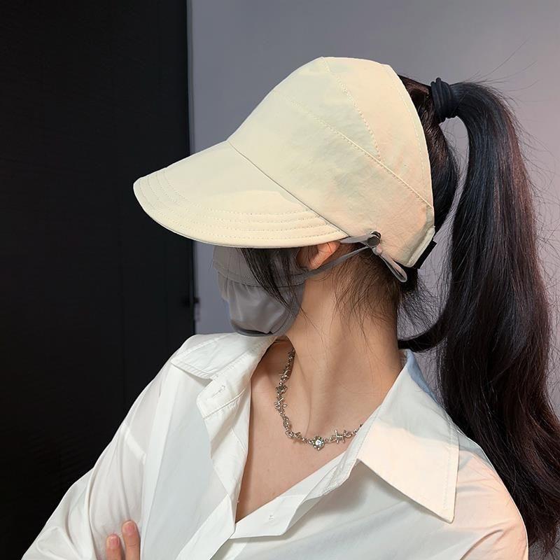Valkyrie Geniş Vizör Güneş Koruyucu Kadın Şapka Maske Takma Düğmeli Tenis Spor Şapka Siyah Valkyrie Geniş Vizör Güneş Koruyucu Kadın Şapka Maske Takma Düğmeli Tenis Spor Şapka Siyah