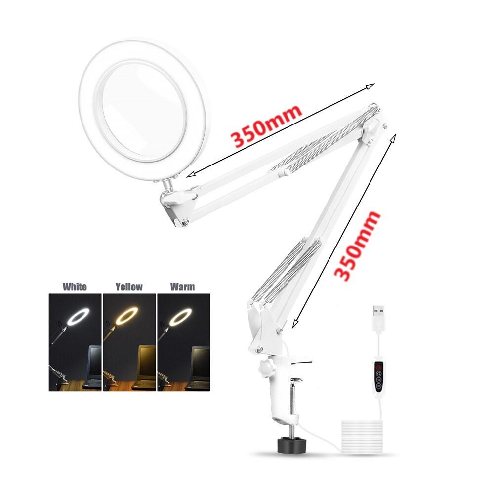 Valkyrie Katlanabilir Ayarlanabilir LED Işıklı Masaüstü Büyüteç Valkyrie Katlanabilir Ayarlanabilir LED Işıklı Masaüstü Büyüteç