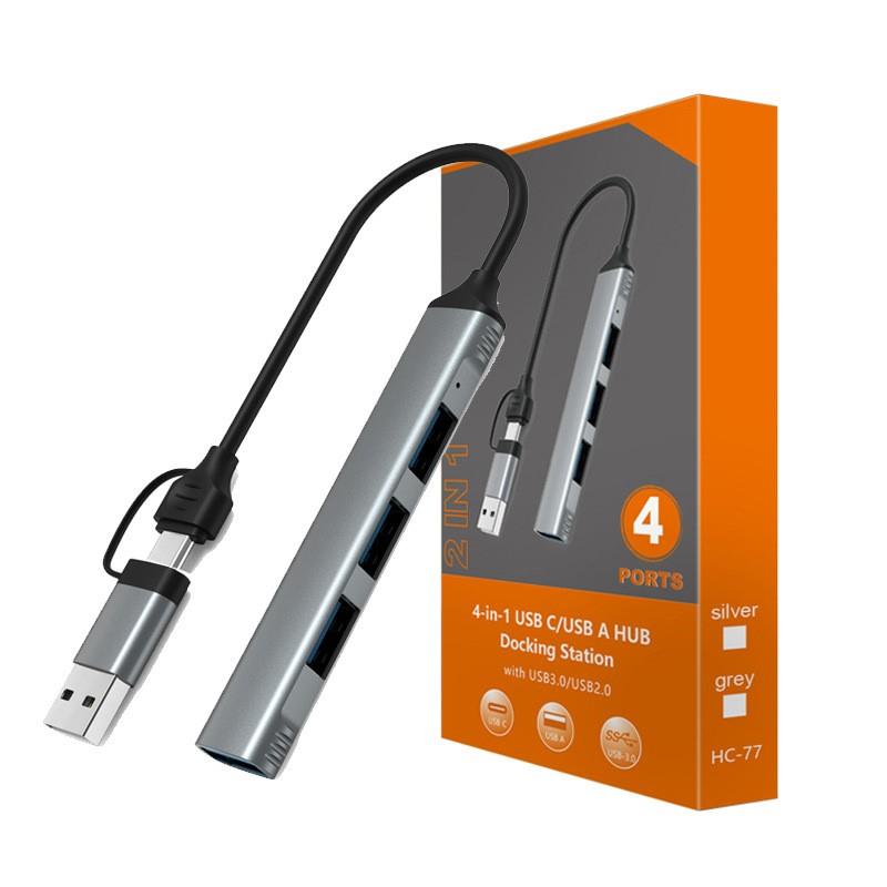 Valkyrie mAcbook Uyumlu Type-C & USB Çiftli 4port USB 3.0 Splitter 5 Gbps Çevirici Hub Adaptör Valkyrie mAcbook Uyumlu Type-C & USB Çiftli 4port USB 3.0 Splitter 5 Gbps Çevirici Hub Adaptör