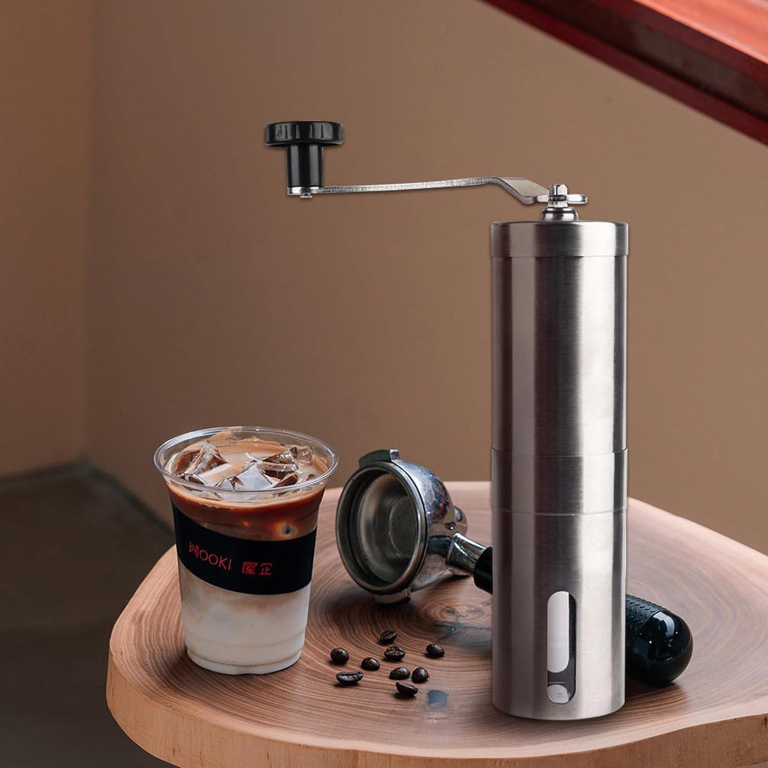 Valkyrie Paslanmaz Çelik Kahve Değirmeni Baharat Öğütücü Kademeli Seramik Dişli Manuel Coffee Grinder Valkyrie Paslanmaz Çelik Kahve Değirmeni Baharat Öğütücü Kademeli Seramik Dişli Manuel Coffee Grinder