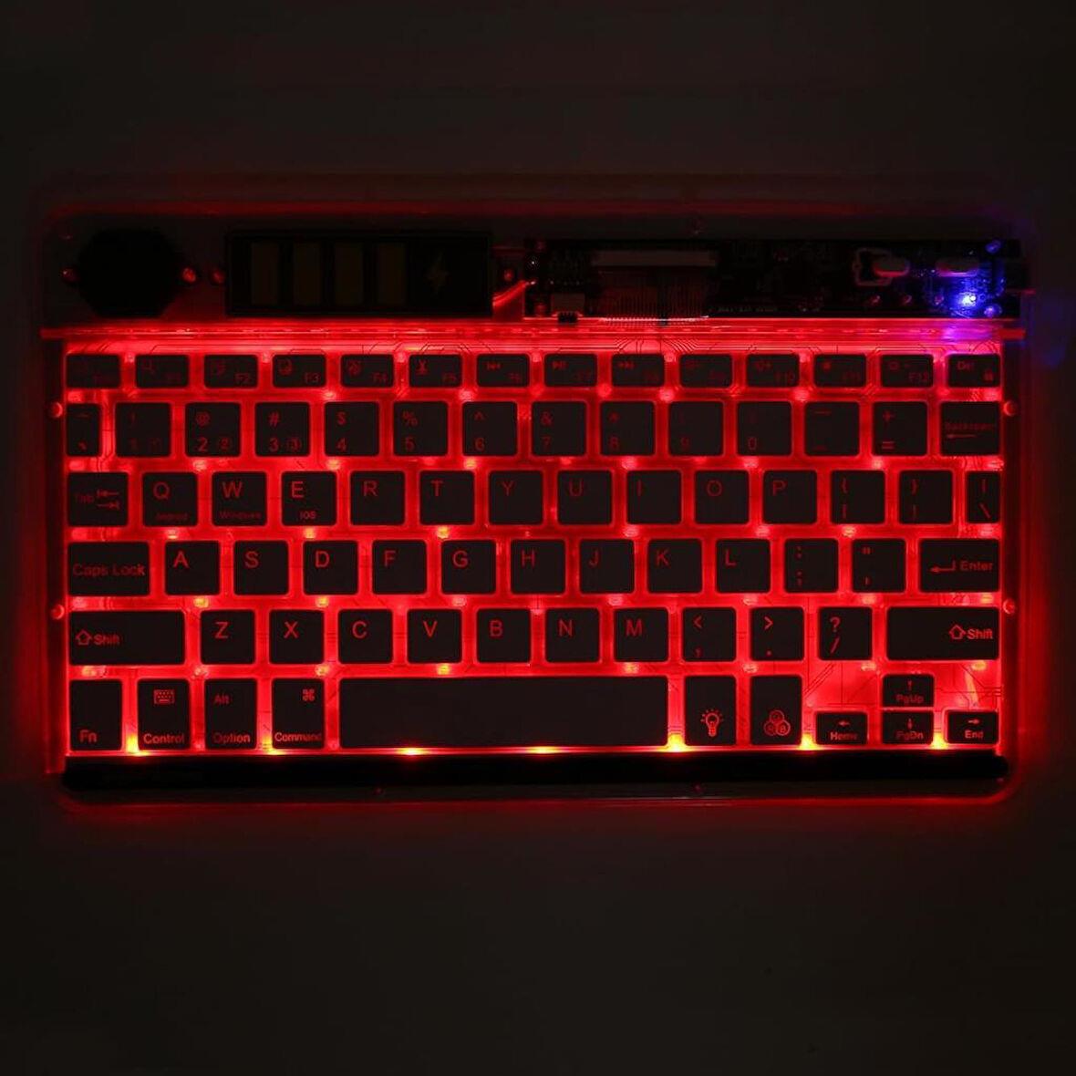 Valkyrie RGB bkz-30 7 Renk Bluetooth Şeffaf Türkçe Klavye - Android ios Windows Uyumlu - Şarjlı - 10 inç - Multimedia - Ultra İnce Tasarım bkz30 Valkyrie RGB bkz-30 7 Renk Bluetooth Şeffaf Türkçe Klavye - Android ios Windows Uyumlu - Şarjlı - 10 inç - Multimedia - Ultra İnce Tasarım bkz30