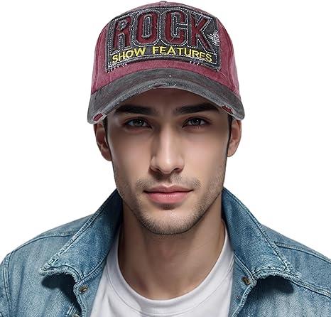 Valkyrie Rock Eskitme Trucker Şapka Unisex Metal Tokalı Ayarlanabilir Vintage Kırmızı Siyah Valkyrie Rock Eskitme Trucker Şapka Unisex Metal Tokalı Ayarlanabilir Vintage Kırmızı Siyah