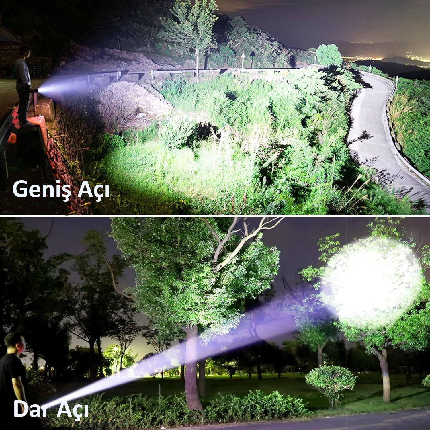 Valkyrie Şarjlı LED Ultra Güçlü El Feneri 2400mAh Zoom Darbeye Suya Dayanıklı 1. Kalite Valkyrie Şarjlı LED Ultra Güçlü El Feneri 2400mAh Zoom Darbeye Suya Dayanıklı 1. Kalite