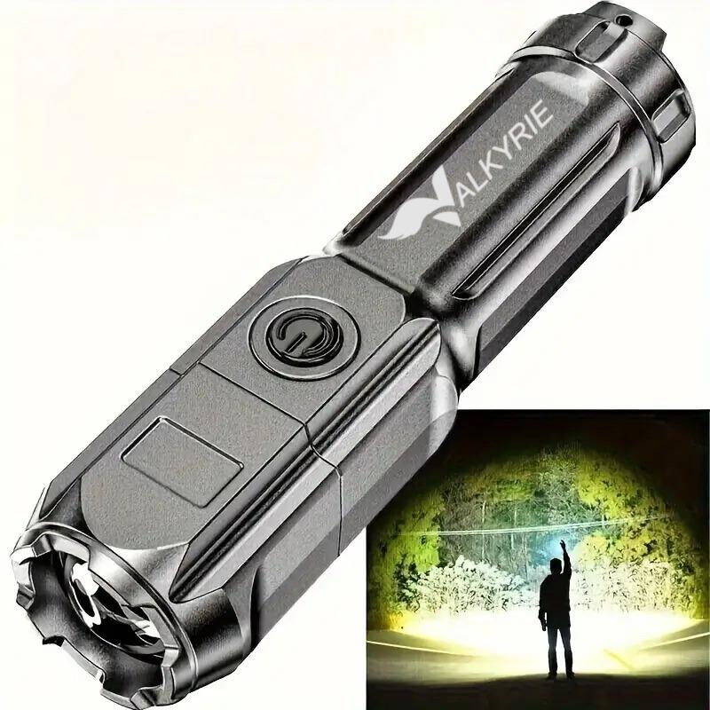 Valkyrie Şarjlı Ultra Güç El Feneri Zoom 3 Mod Type-C Uzun Kullanım Suya Dayanıklı Valkyrie Şarjlı Ultra Güç El Feneri Zoom 3 Mod Type-C Uzun Kullanım Suya Dayanıklı