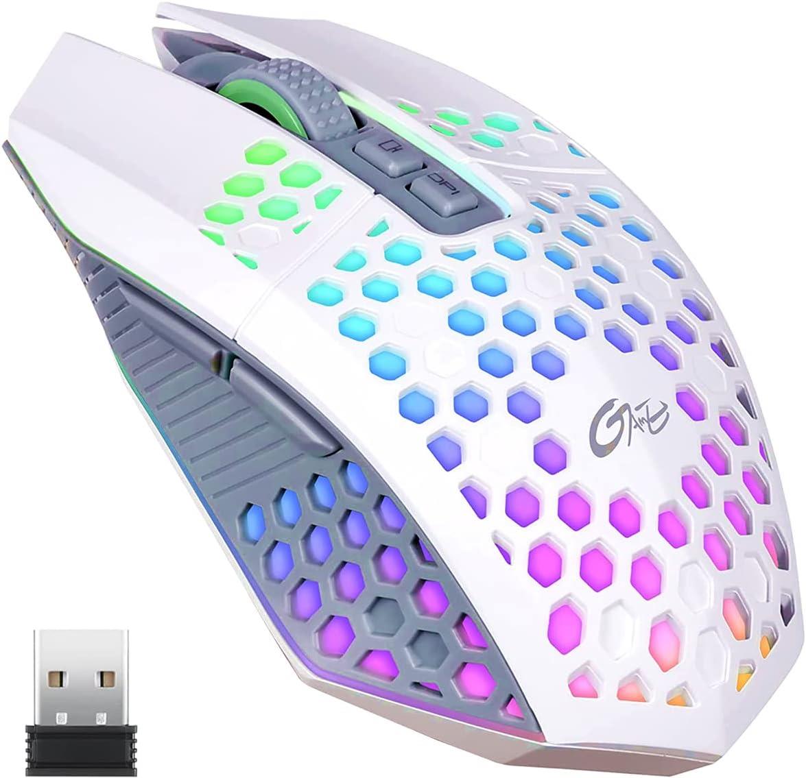 Valkyrie Sessiz Tuşlu Wireless 2.4G 8 Button RGB LED Gaming Mouse - Silent Button - One Click Desktop Beyaz Valkyrie Sessiz Tuşlu Wireless 2.4G 8 Button RGB LED Gaming Mouse - Silent Button - One Click Desktop Beyaz